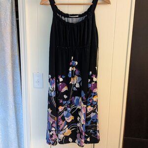 Tahari floral dress - midi length